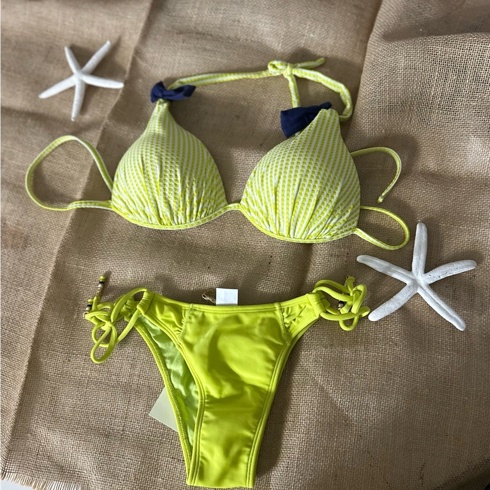 Vibrant Yellow Bikini Set